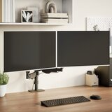 vidaXL Dvojni nosilec za monitor za do 27'' zaslon VESA 75/100mm 20 kg | Shoptok.si