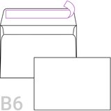  Kuverta B6, 125 x 176 mm, bela, 500 kosov Cene