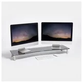 stakleni stalak za monitor XL crni