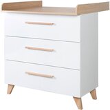 Roba Bijela dječja komoda u dekoru hrasta s promjenjivim stolom 88,5x99x76 cm Léon – | shoptok.hr
