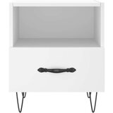 vidaXL Nočna omarica 2 kosa bela 40x35x47,5 cm inženirski les | Shoptok.si