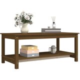  Klubska mizica medeno rjava 110x55x45 trdna borovina, (20711597) | Shoptok.si