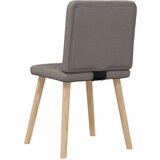  Jedilni stoli 6 kosov taupe blago, (21822343) | Shoptok.si
