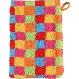 Rokavica za umivanje Lifestyle - karo, 16 x 22 cm - multicolor 25