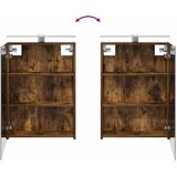  Set namještaja za kupaonicu 5 pcs Dimljeni hrast | shoptok.hr