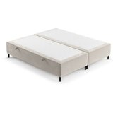 Maison de Rêve Kremno bela oblazinjena zakonska postelja s prostorom za shranjevanje 140x200 cm Tate – | Shoptok.si