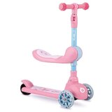 Momi Kiuru dečiji trotinet sa sedištem Roze, 2g+ | ePonuda.com
