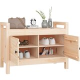  Klupa za hodnik 80 x 40 x 60 cm od masivne borovine | shoptok.hr