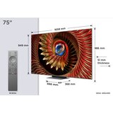 Tcl Televizor 75C8K/MiniLED-QLED/75"/4K UHD/144Hz/Google TV/crna | Eponuda.com