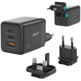 Acer Punjač Gan 100 W punjač 2 x USB-C + 1 X USB-A ports crni Cijene