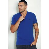 Dewberry T9568 V-NECK MEN'S T-SHIRT-SAKS | shoptok.hr