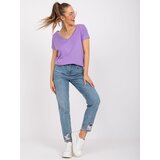 BASIC Feel Good T-shirt-RV-TS-4832.18P-light purple | Shoptok.si