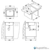 Sudoper Basic 130 Alveus | Eponuda.ba