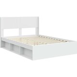  Krevetna konstrukcija s pohranom i uzglavljem Bijela 160 x 200 cm | shoptok.hr