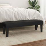 The Living Store Klop črn 100x30x30 cm umetno usnje - Klop, (21835311) | Shoptok.si