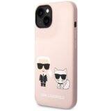  Maska karl lagerfeld and choupette liquid silicone za iphone 14 pink | ePonuda.com