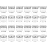 vidaXL Staklenke za džem sa srebrnim poklopcima 24 kom 110 ml | shoptok.hr