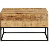  The Living Store Klubska mizica 68x68x41 cm robusten mangov les - Klubska Mizica, (21451941) | Shoptok.si
