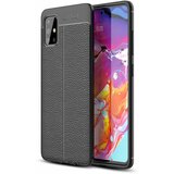 Cadorabo Case, združljiv s Samsungom v Deep Black - zaščitni pokrov iz silikona TPU z plemenito imitacijsko usnjeno uporabo, (20583418) Cene