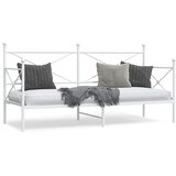 Dnevni krevet bez madraca bijeli 90x200 cm čelik | shoptok.hr