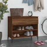 The Living Store Omarica za čevlje dimljeni hrast 70x36x60 cm inženirski les - Omarica Za Čevlje, (21434994) Cene