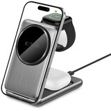 TECH-PROTECT 3V1 MAGNETNI POLNILEC ZA MAGSAFE IPHONE 12 13 14 15 FAST, (5000337486) Cene