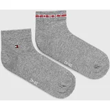 Tommy Hilfiger Čarape 2-pack za muškarce, boja: siva