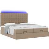  Otomanski krevet s madracima i LED 160x200cm umjetna koža | shoptok.hr