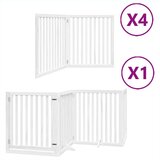 vidaXL Vrata za pse s vratašcima 12 panela sklopiva 960 cm drvo topole | shoptok.hr