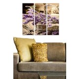 Wallity MDF1267269 multicolor decorative mdf painting (3 pieces) Cene