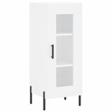 Maison Chic Komoda - Predalnik bela 34,5x34x90 cm inženirski les, (21716294) | Shoptok.si