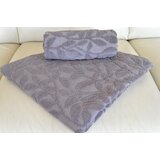  Peškir leaves 70X130CM 450G/M2 tamno siva | Eponuda.com