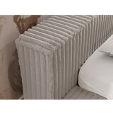 Ropez Sivi tapecirani bračni krevet s prostorom za odlaganje s podnicom 180x200 cm Cloe – | shoptok.hr