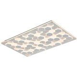 CINQUE Bijela LED stropna svjetiljka s metalnim sjenilom 70x115 cm Cifavo – | shoptok.hr