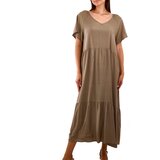 Gemre Dark green loose-fit maxi dress Mamelia Cijene