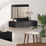 vidaXL Crni hrast MDF, staklo 83 x 40 x 70 cm Toaletna jedinica Cijene