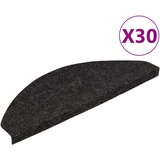  Samoljepljivi otirači za stepenice 30kom antracit 65x22,5x3,5cm | shoptok.hr