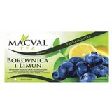 Macval extravaganza čaj borovnica i limun 40g Cene