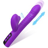 Paloqueth Thrusting & Suction Dual Vibrator Purple Cene