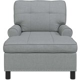  Ležaljka s jastukom Svijetlo siva 91 x 157 x 91 cm tkanina | shoptok.hr