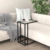  Bočni stolić za računalo prozirni 50x35x65 cm kaljeno staklo | shoptok.hr