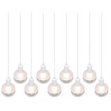  Trio - Visilica na sajli MELA 9xE14/25W/230V bela | Eponuda.com
