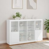  Komode s LED svjetlima 3 kom bijele od konstruiranog drva | shoptok.hr