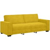  Dvodijelni set sofa s jastucima, žuti baršun | shoptok.hr