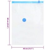 vidaXL Vakuumske shranjevalne vrečke 5 paket 60x40 cm | Shoptok.si