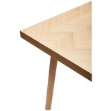 Hübsch Blagovaonski stol od punog hrasta u prirodnoj boji 100x200 cm Herringbone – | shoptok.hr