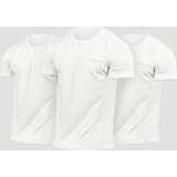 GymBeam Men‘s TRN T-Shirt 3Pack White