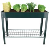  Visoka greda, kovinska s polico, zelena, S | Shoptok.si