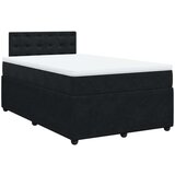  Krevet box spring s madracem crni 120 x 190 cm baršunasti | shoptok.hr