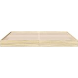  Okvir za krevet boja hrasta 180x200 cm konstruirano drvo | shoptok.hr